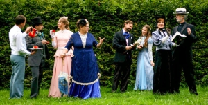 Vizuál k připravované inscenaci Jak je důležité  míti Filipa