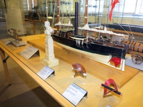Model prvního lodního šroubu