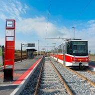 Pražský venkov s tramvajemi
