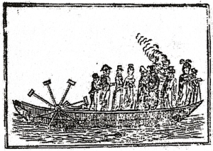 Dobová kresba Božkova parníku