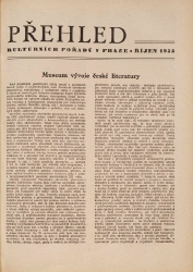 Přehled kulturních pořadů v Praze říjen 1955