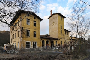 Pohled na část dnes již zcela zaniklé továrny Technoplyn