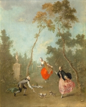 Norbert Grund, Dáma na houpačce, 1760