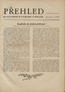 Přehled kulturních pořadů v Praze leden 1956