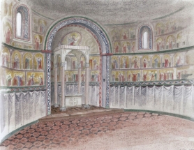 Návrh podoby interiéru rotundy