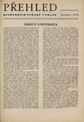 Přehled kulturních pořadů v Praze červenec 1956