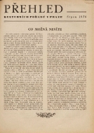 Přehled kulturních pořadů v Praze srpen 1956