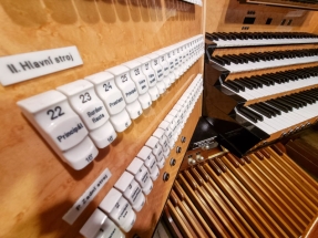 Klávesový rejstřík svatojakubských varhan