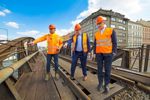 Obhlídka mostní konstrukce