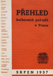 Přehled kulturních pořadů v Praze srpen 1957