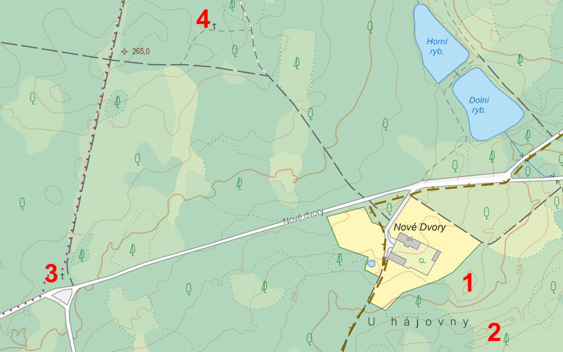 Zaniklá osada a tvrziště Slavětice