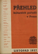 Přehled kulturních pořadů v Praze listopad 1957