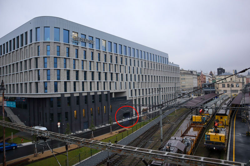 Novostavba hotelu Hybernská 