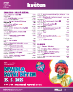 Divadlo A. Dvořáka Příbram v květnu 2025