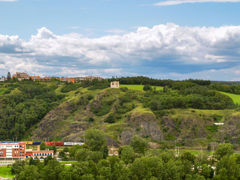 Pohled přes Vltavu