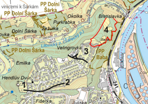 Vrstevnicový výškopisný plán...