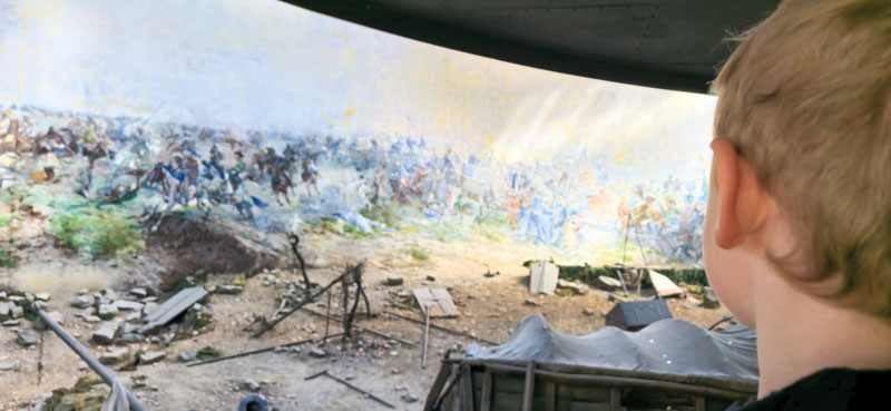 Panorama bitvy u Lipan