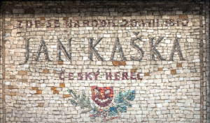 Pamětní deska Jana Kašky na Zbraslavi