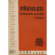 Přehled kulturních pořadů v Praze září 1958