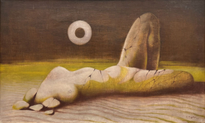 František Muzika, „Z Českého ráje V“,  olej, plátno, 1944