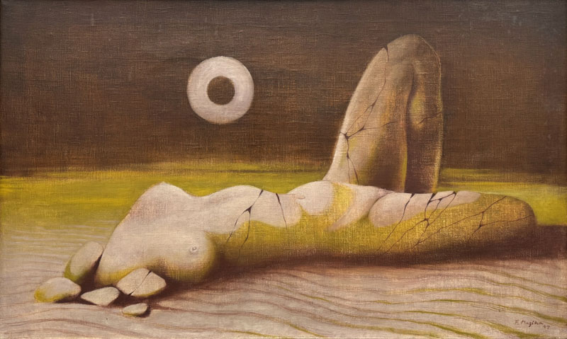 František Muzika, „Z Českého ráje V“,  olej, plátno, 1944