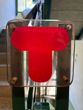 Původní značení schodiště