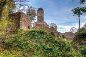 Hrad Hasištejn v Krušných horách