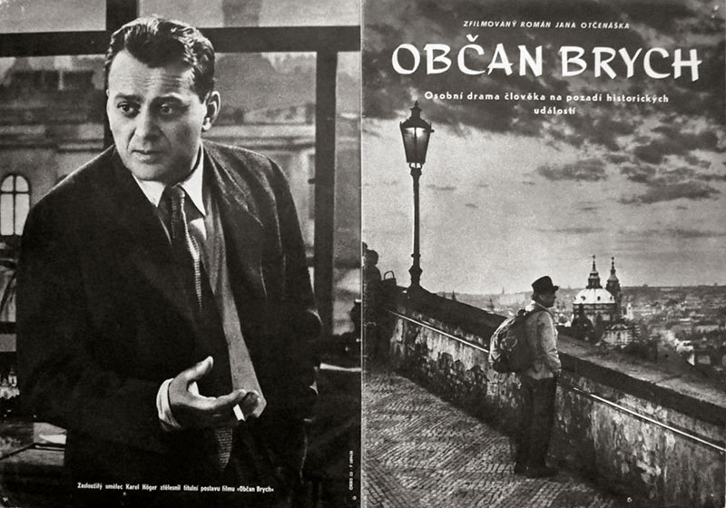 Filmový plakát k filmu Občan Brych, 1959