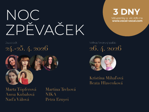 Noc zpěvaček – předprodej vstupenek zahájen