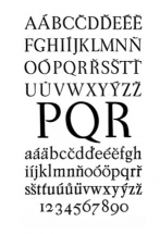 Písmo Malostranská antikva