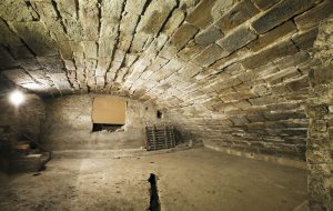 Kompletně dochovaný mostní oblouk Juditina mostu