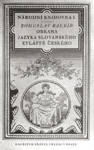 Obrana jazyka slovanského, zvláště českého, 1923