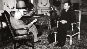 Klement Gottwald a Edvard Beneš, 1948