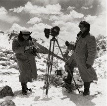 Vladimír Sís a Josef Vaniš při natáčení v Tibetu,  autor Josef Vaniš