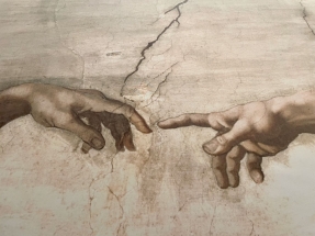 Stvoření Adama, Michelangelo Buonarroti (1508-1512)